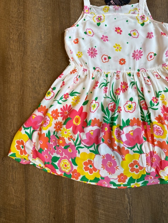 NWT Mister Zimi Women’s Sophie Dress In White Meadow Size 14 - Picture 5 of 11